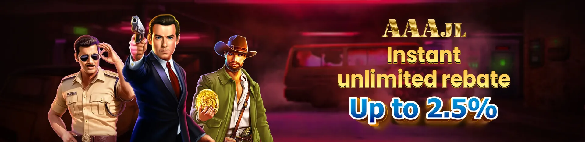 Exclusive game zone promotions banner with golden coins